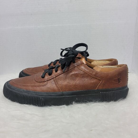 Frye Shawn Law Men's Brown Lace Men's Sneaker Shoes Size 9 - Picture 3 of 11